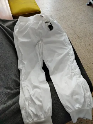 Pantalón Adidas Talla L Blanco