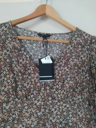 Vestido largo estampado floral