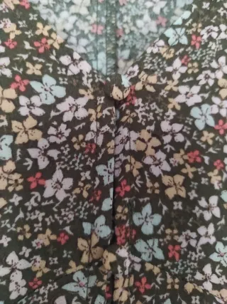 Vestido largo estampado floral