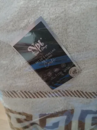 Set 3 Toallas Baño Corfú Algodón