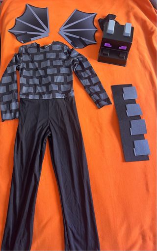 Disfraz infantil de Ender Dragon de Minecraft