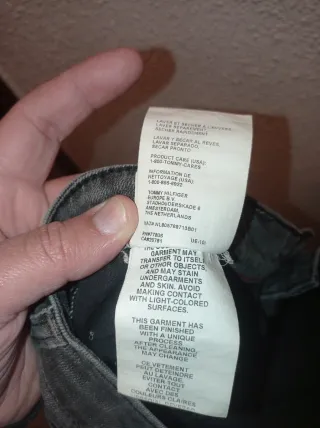 Pantalón Tommy Hilfiger Gris Hombre