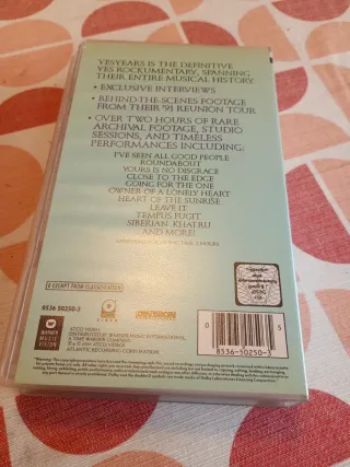 Yes. 1 VHS Retrospective Yesyears