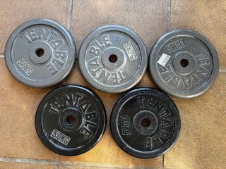 5 Discos Pesas 5kg 28mm