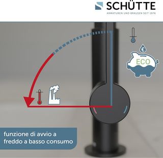 Rubinetto flessibile nero per lavello