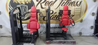 Lote de 2 máquinas de gimnasio