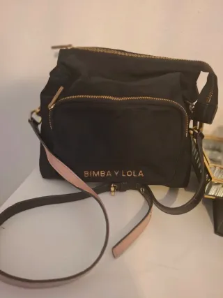 Bolso Bimba y Lola Negro y Rosa