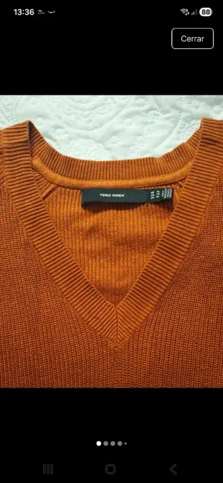 Jersey de punto fino - Rusty Brown.