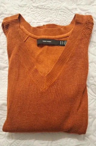 Jersey de punto fino - Rusty Brown.