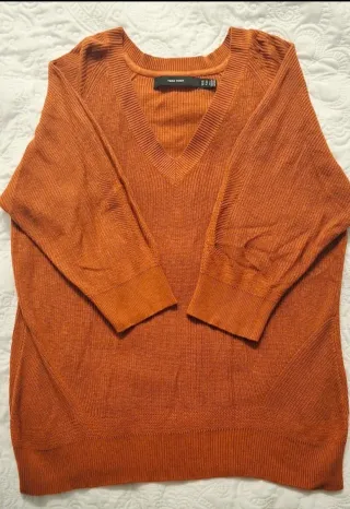 Jersey de punto fino - Rusty Brown.