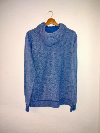 Hollister Blue Hoodie Size M – Classic Logo Y2K