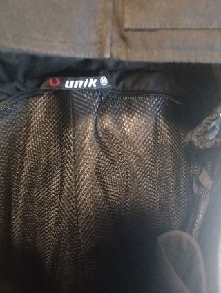 Traje de moto UNIK touring negro y amarillo