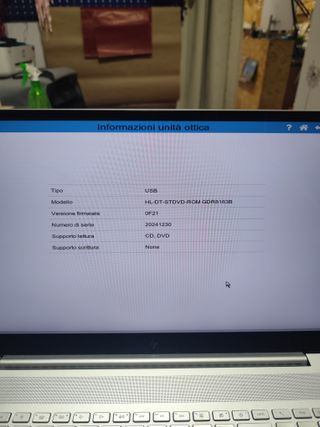 DVD-ROM IDE Hitachi LG 16x Funzionante