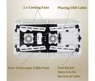Escritorio portátil plegable