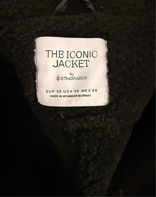 Cazadora negra doble faz