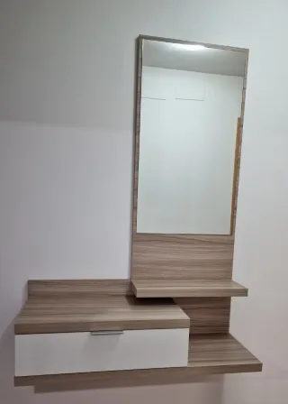 Recibidor con espejo / cajón