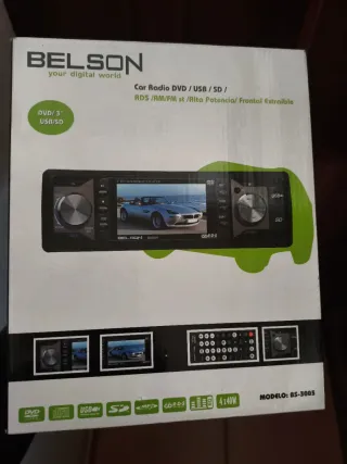 Radio Belson Pantalla DVD USB SD