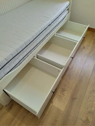Cama nido Ikea Hemnes blanca