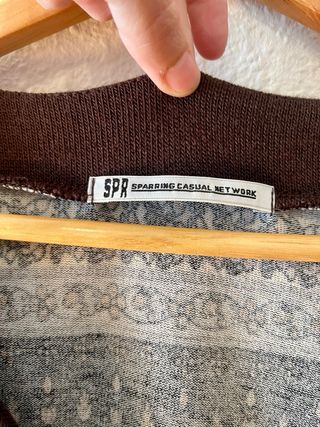 Vestido estampado manga larga