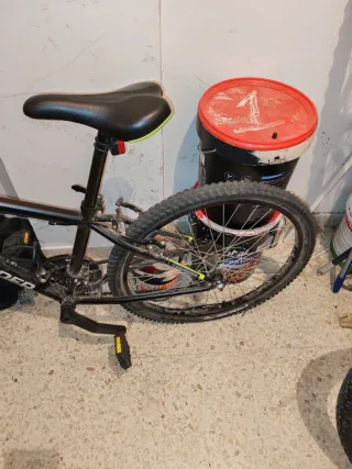 Bicicleta infantil negra