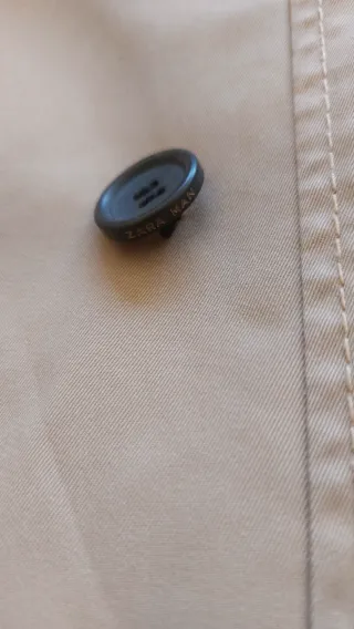 Gabardina Zara Talla S Beige