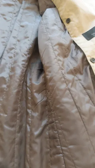 Gabardina Zara Talla S Beige