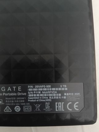 vende disque duro 5TB