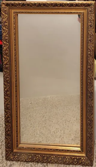 Espejo Vintage Grande Dorado