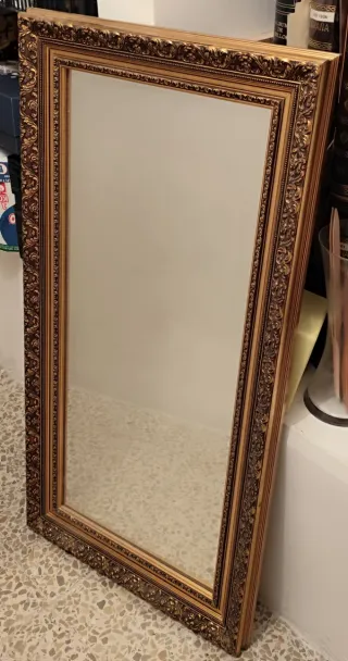 Espejo Vintage Grande Dorado