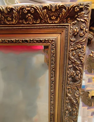 Espejo Vintage Grande Dorado