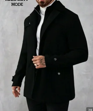 Chaquetón negro Talla L