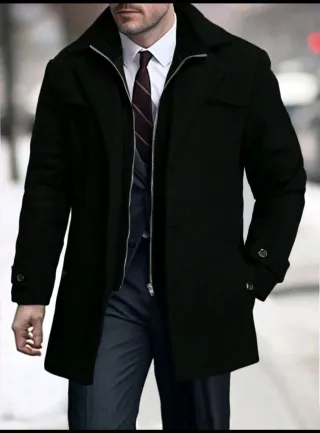 Chaquetón negro Talla L