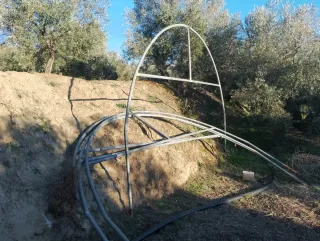 Arcos de invernadero metálicos