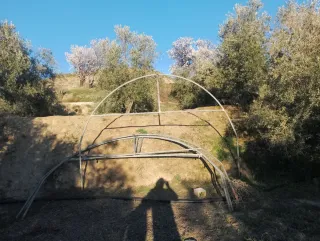 Arcos de invernadero metálicos