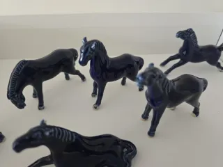 Lote caballos cerámica años 50