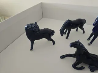 Lote caballos cerámica años 50