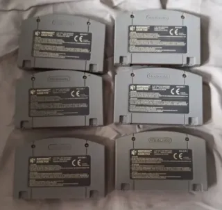 Lote 6 videojuegos nintendo 64