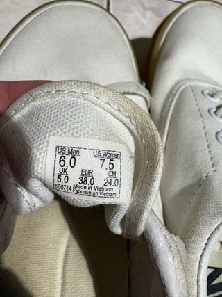 Vans Plataforma Blancas