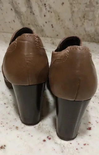 Zapatos tacon 38 ante