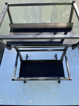 Expositor doble bandeja para láminas