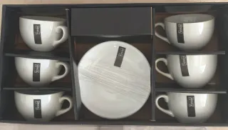 6 Tazas de café con leche Vessia