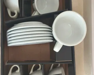 6 Tazas de café con leche Vessia