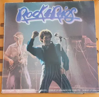 Doble LP vinilo Miguel Ríos: "Rock & Ríos", 1982.