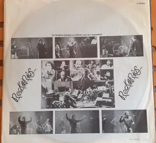 Doble LP vinilo Miguel Ríos: "Rock & Ríos", 1982.