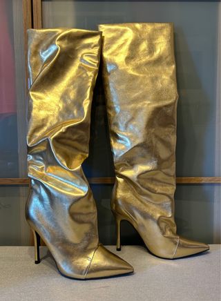 Botas doradas altas Primadonna, sin estrenar!!!!