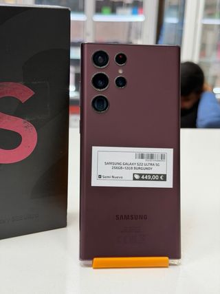 Samsung S22 Ultra 256GB Burgundy