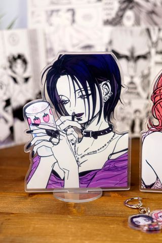 x2 Nana Hachi Cup Stand Acrilico + Portachiavi