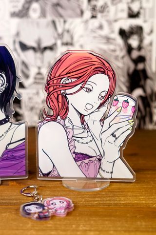 x2 Nana Hachi Cup Stand Acrilico + Portachiavi