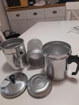 Caffettiera e orziera napoletana 3/4 tazze.