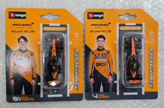 Lote 2 Burago f1 McLaren Carros de Coleção